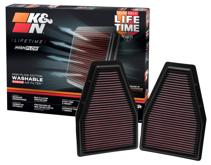 Porsche 911 Carrera Performance Air Intake - K&N Engineering - High-Flow, Drop-In - 2013
